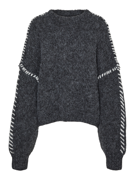 VMZEN Pullover - Dark Grey Melange