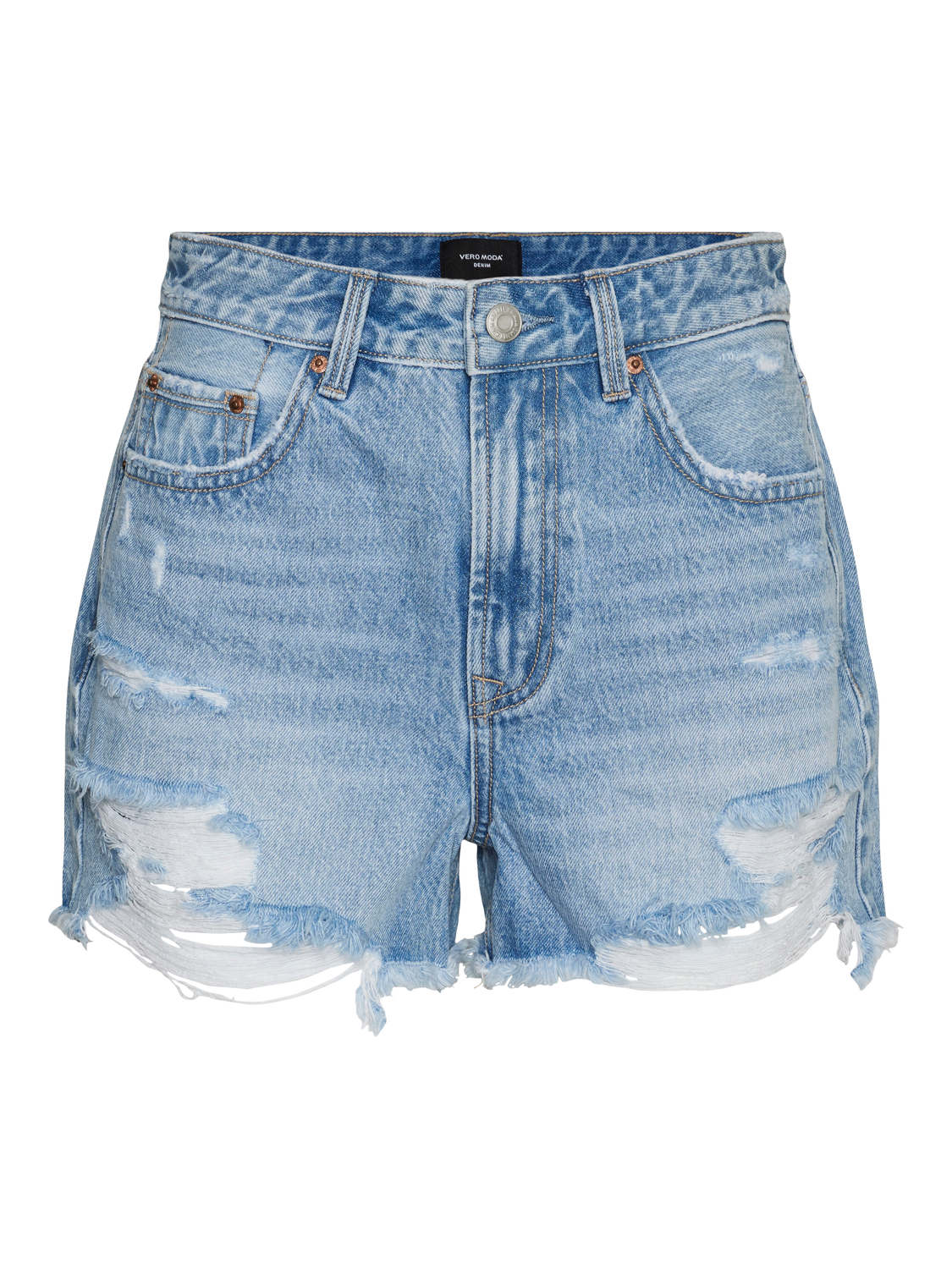 VMHAILEY Shorts - Light Blue Denim