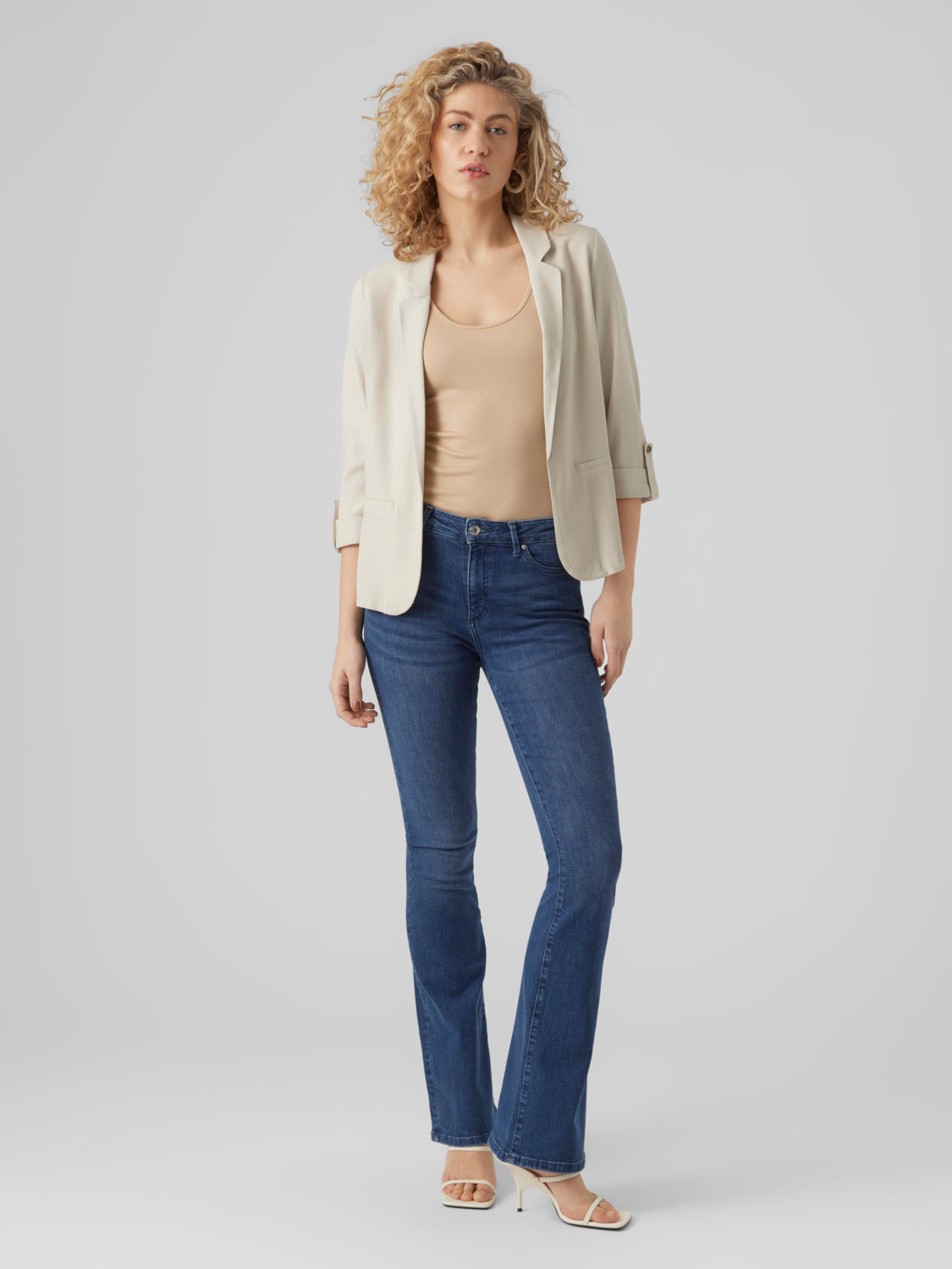 VMJESMILO Blazer - Silver Lining