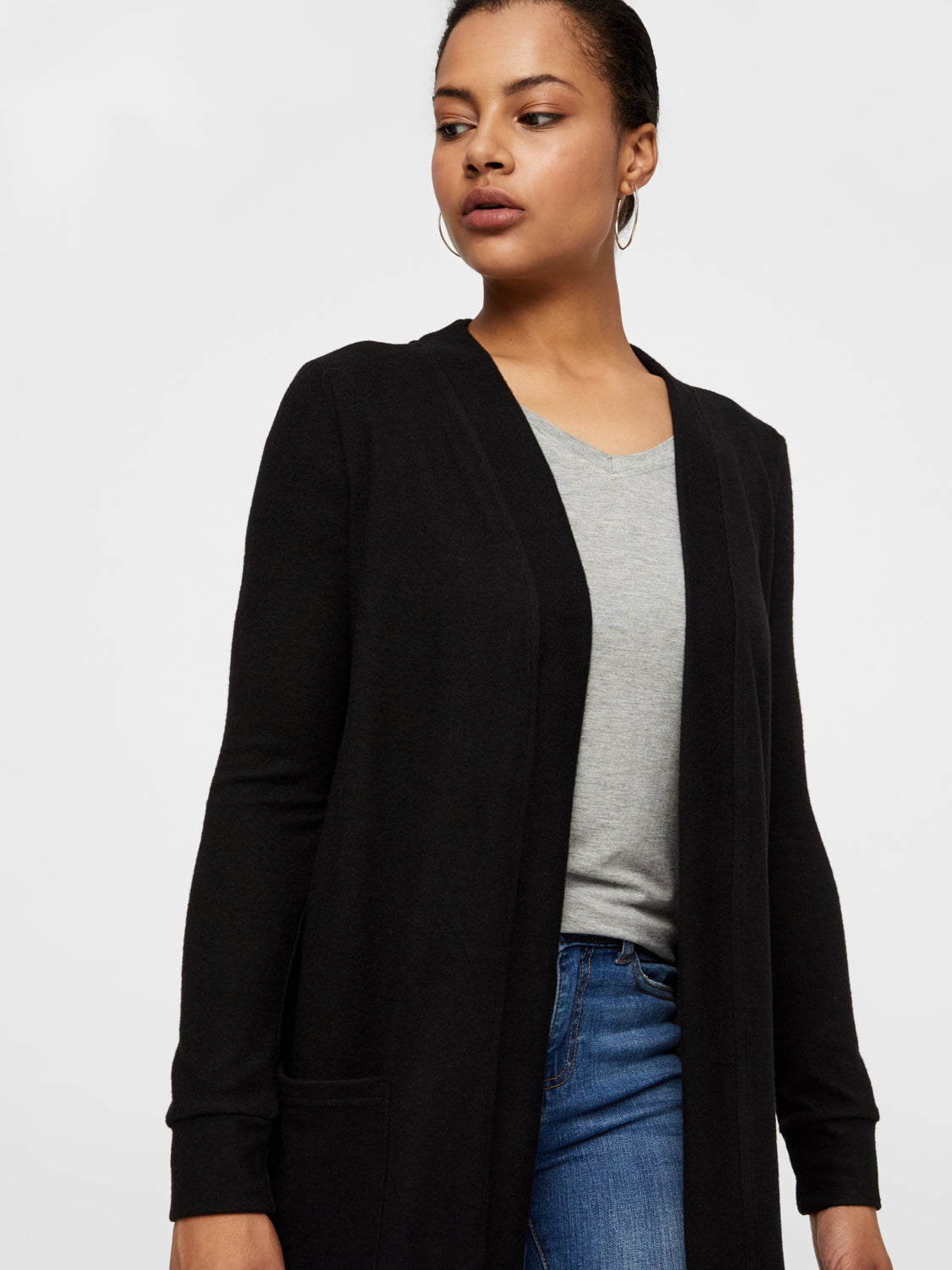 NMCITY Cardigan - Black