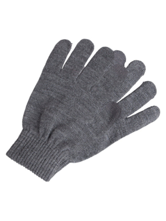 PCNEW Gloves - Dark Grey Melange